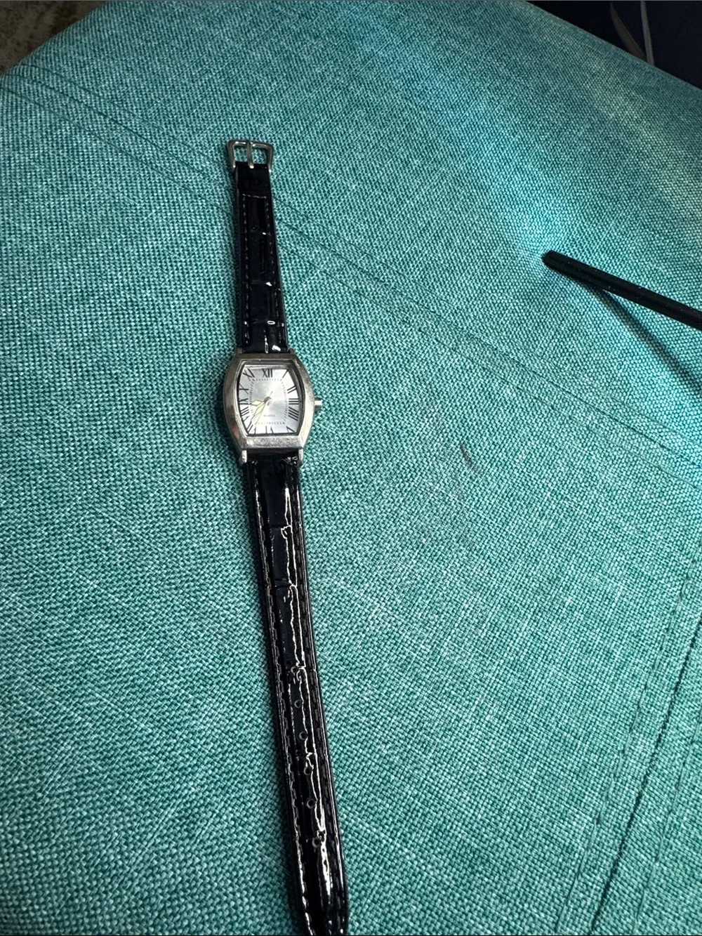 Classic Black Leather-Strap Men’s Watch